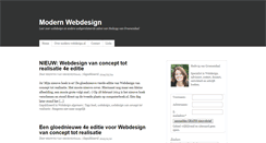 Desktop Screenshot of modern-webdesign.nl