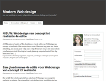 Tablet Screenshot of modern-webdesign.nl
